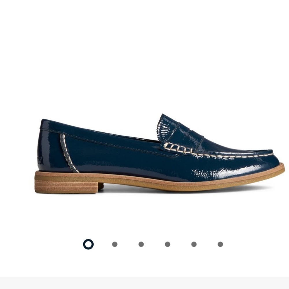 Seaport Penny loafer BLACK non slip work walking business job career boat beach - Picture 2 of 5